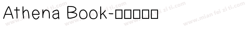 Athena Book字体转换